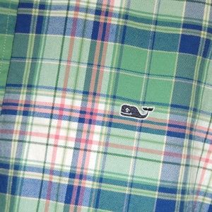 Vineyard Vines Men's Large Plaid Button Down